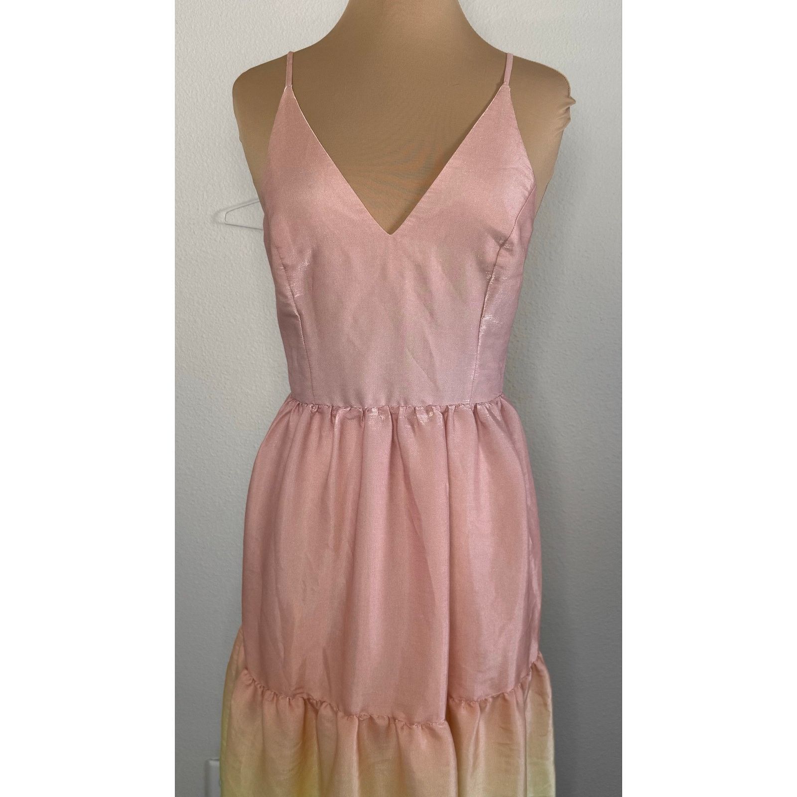 Other YUMI KIM Sullivan Tiered Maxi Dress Rainbow Ombré XS Size XS / US 0-2 / IT 36-38 - 5 Thumbnail
