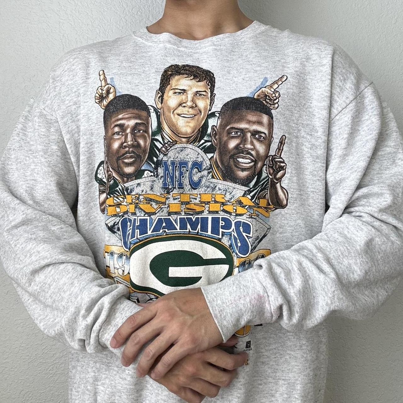 NFL × Vintage Vintage NFL Green Bay Packers 1996 Champions Sweatshirt Size US XL / EU 56 / 4 - 7 Thumbnail