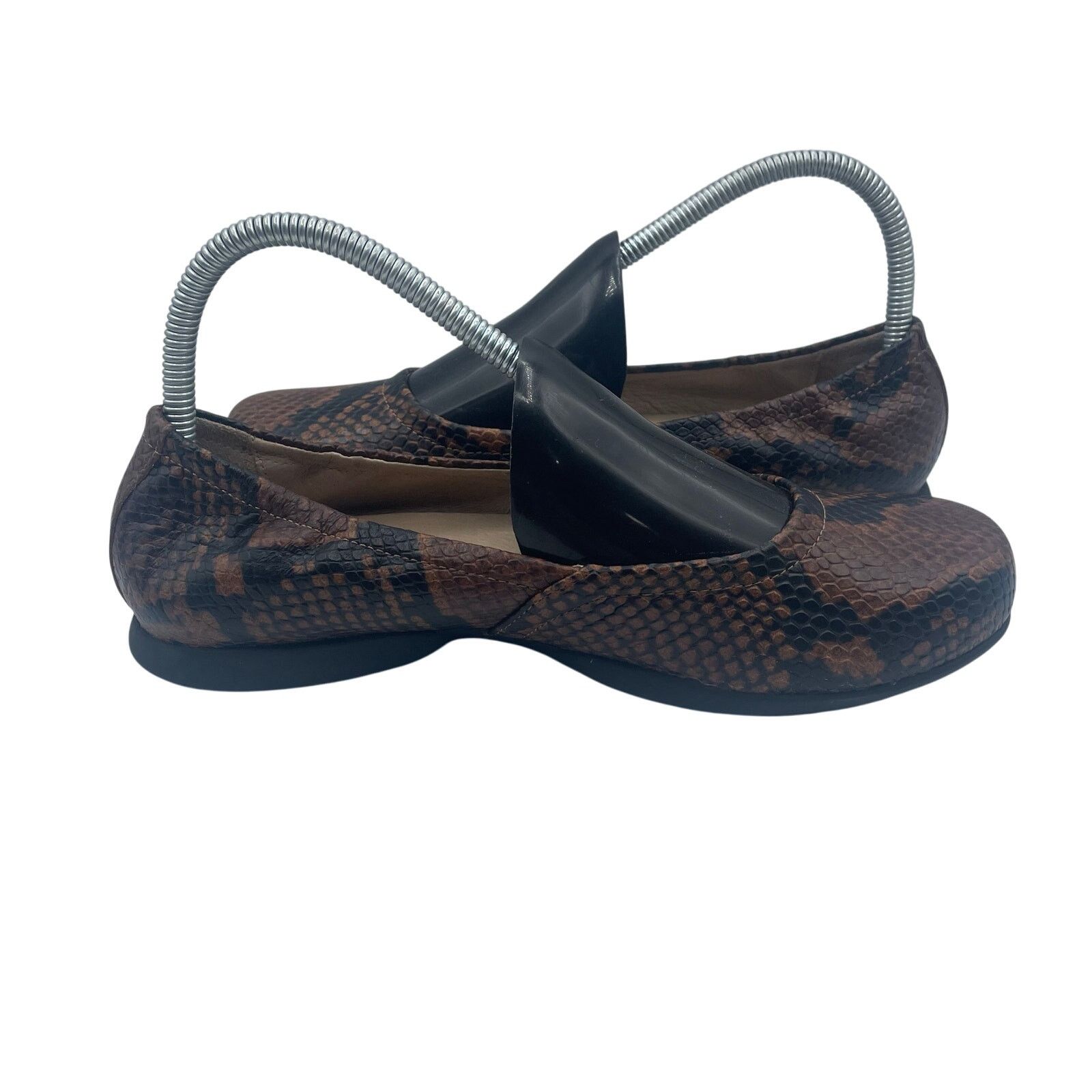 Other ABEO Tilly Flats Brown Snakeskin Comfort Leather Womens 8 Size US 8 / IT 38 - 4 Thumbnail