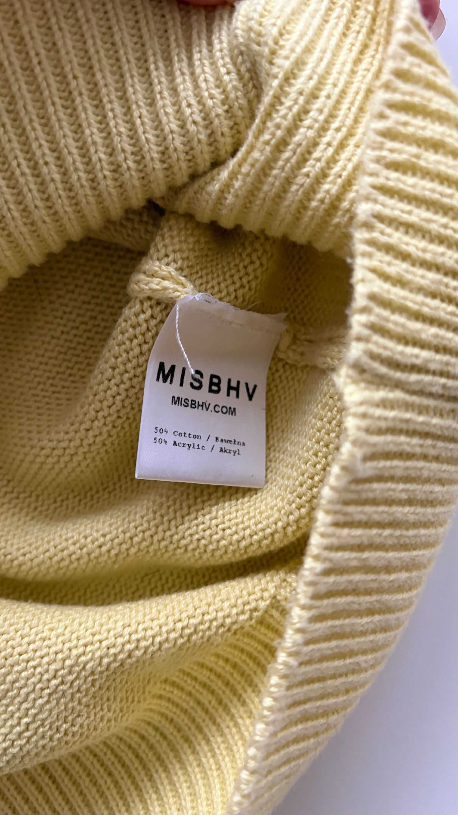 Misbhv Vintage MISBHV Mustard Yellow Sweater Size US M / EU 48-50 / 2 - 6 Thumbnail
