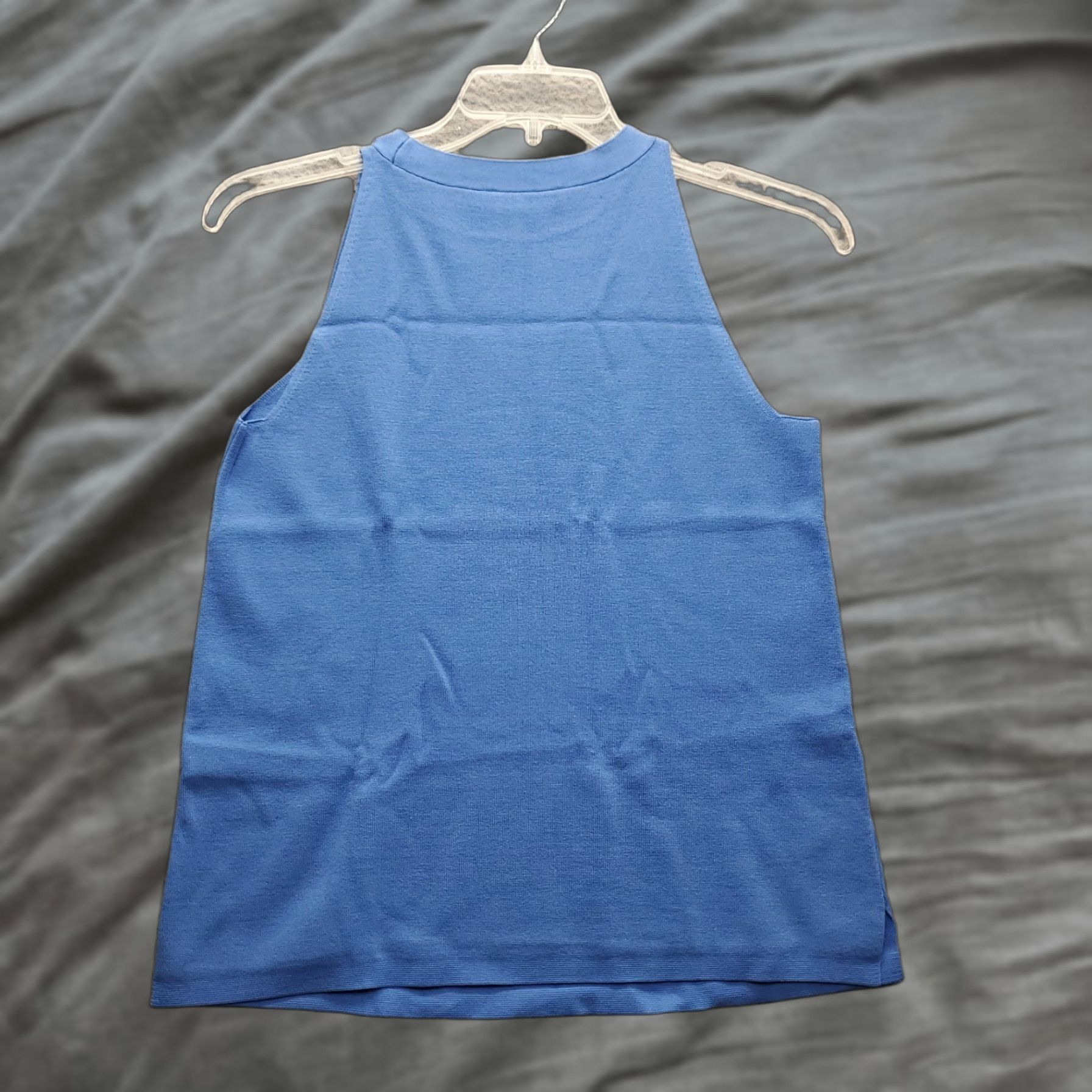 Ann Taylor Ann Taylor Sweater Vest Womens S Blue Viscose Sleeveless Crew Neck Pullover Size S / US 4 / IT 40 - 1 Thumbnail