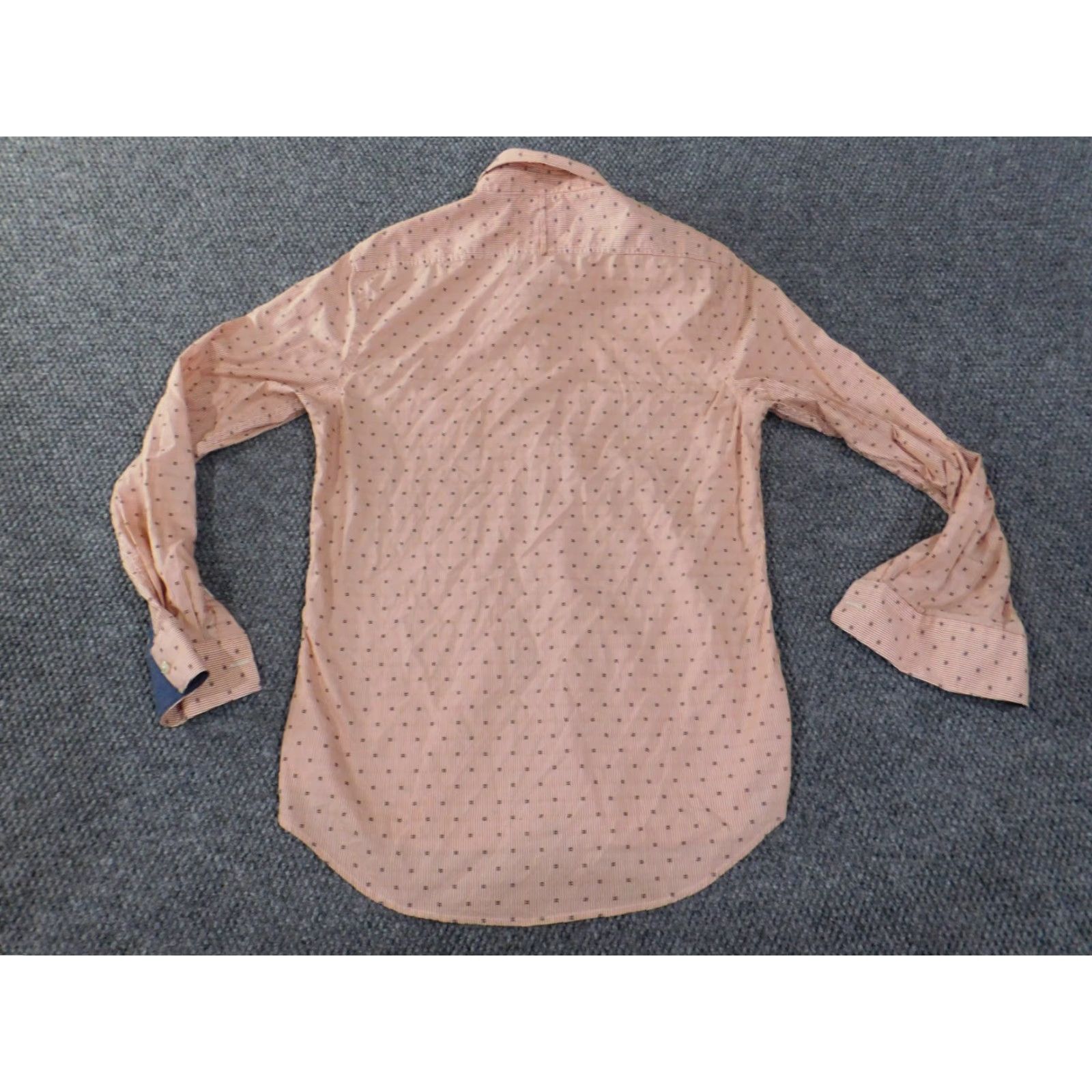 Vintage 7 diamonds Mens Shirt Small Orange Geometric Striped City Button Up Casual Size US S / EU 44-46 / 1 - 7 Thumbnail