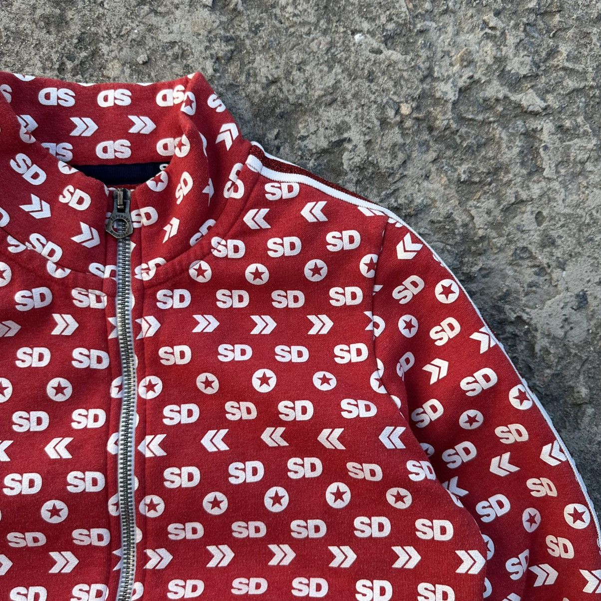 Superdry Vintage Japanese Style Superdry Coral Design Zip Sweater Size US S / EU 44-46 / 1 - 4 Thumbnail