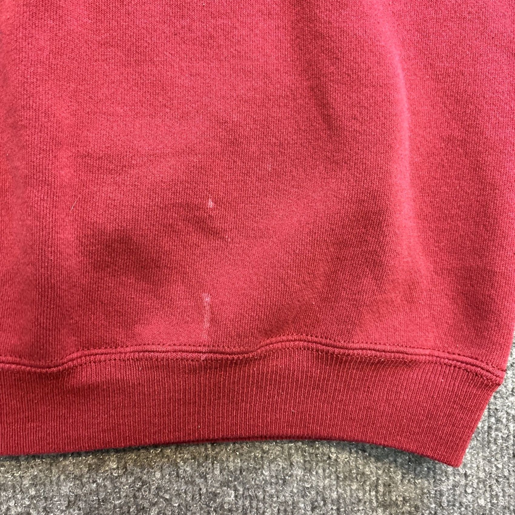 Hanes VINTAGE Hanes Heavyweight U Kansas Longsleeve Crewneck Sweater Men’s XL Red Mens Sweatshirt Size US XL / EU 56 / 4 - 6 Thumbnail