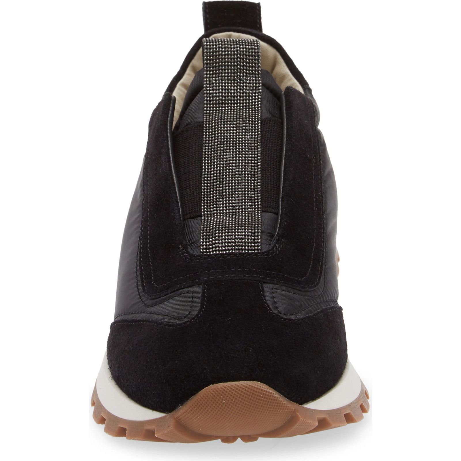 Brunello Cucinelli Brunello Cucinelli monili Suede Fabric sneakers Black 36 Size US 6 / IT 36 - 7 Thumbnail