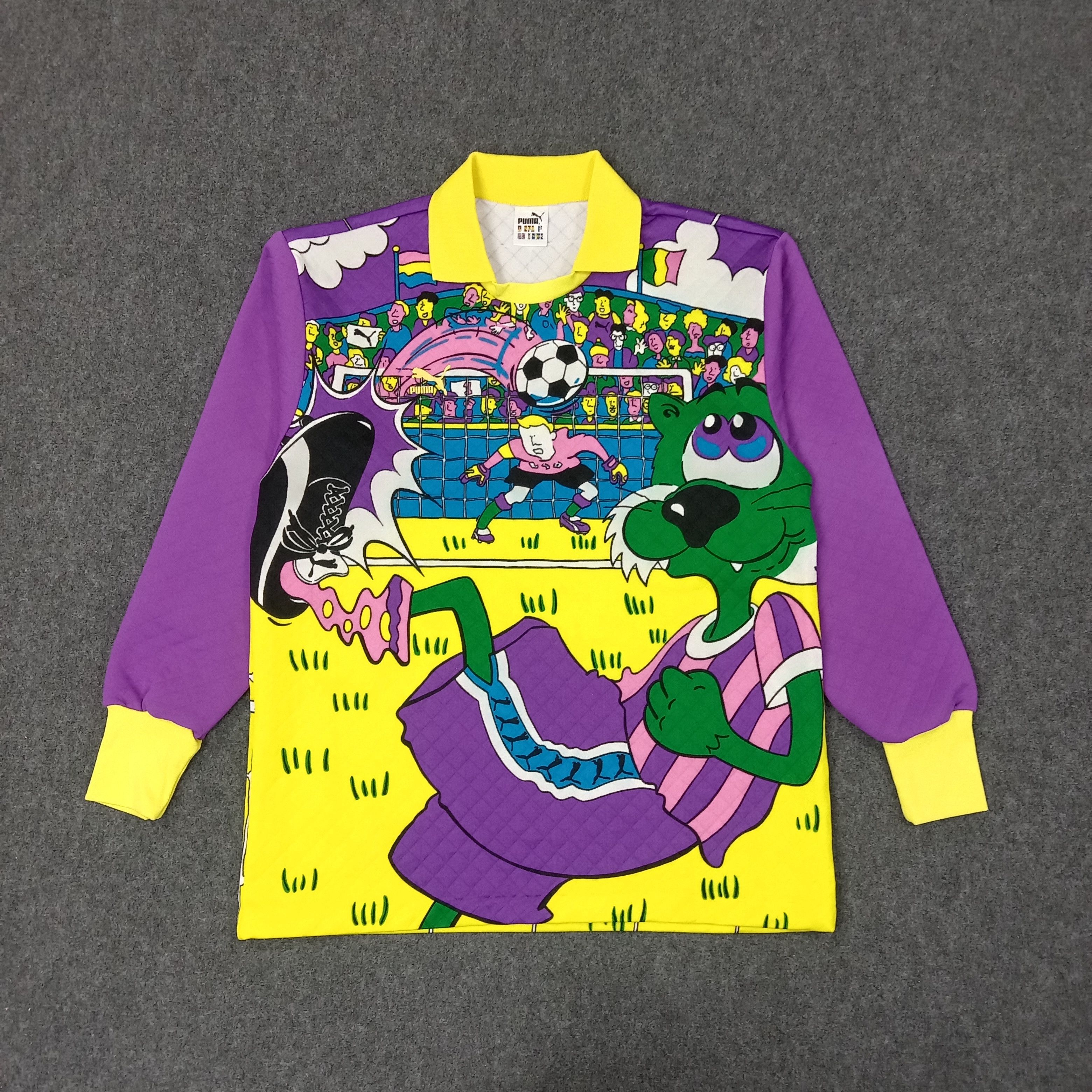 Puma Puma Fullprint Sport Collared Sweatshirt C224N11 Size US L / EU 52-54 / 3 - 1 Thumbnail