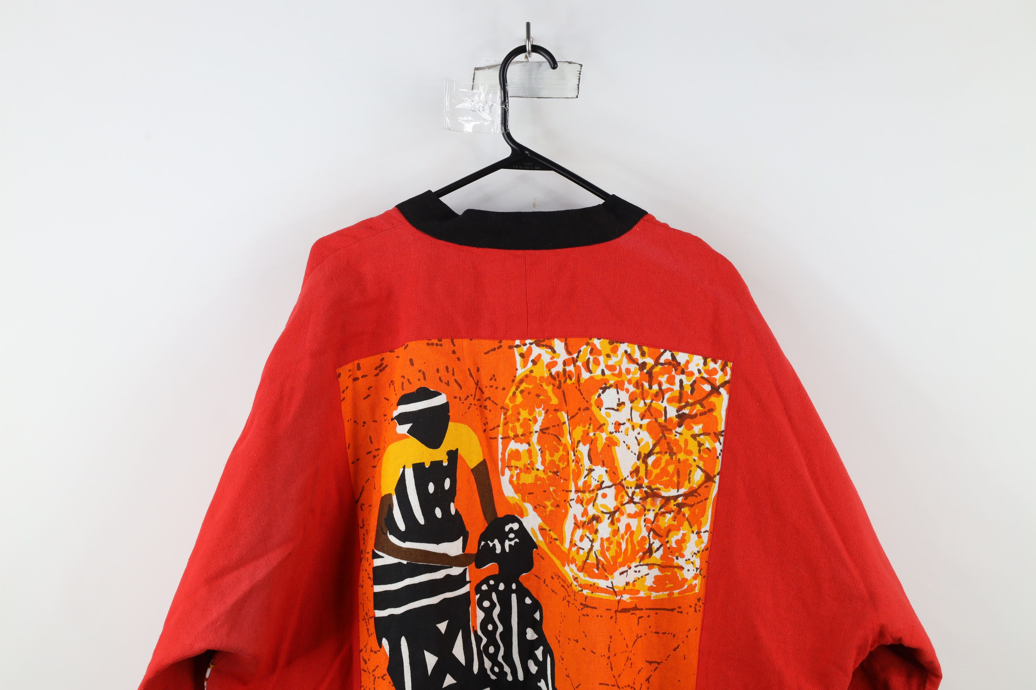Vintage Vintage 90s Streetwear Art Open Front Jacket Cardigan Size 3XL / US 20-22 - 13 Thumbnail