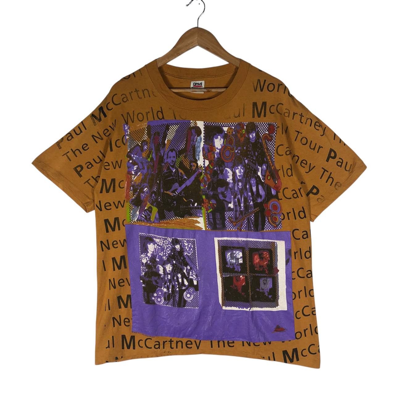 Band Tees Vtg 90's Paul Mc Cartney The Beatles T-Shirt Size US L / EU 52-54 / 3 - 1 Thumbnail