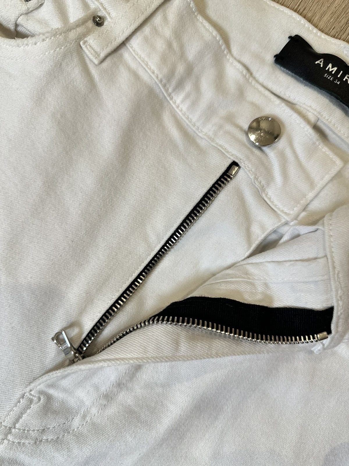 Amiri AMIRI White and black jeans Size US 34 / EU 50 - 4 Thumbnail
