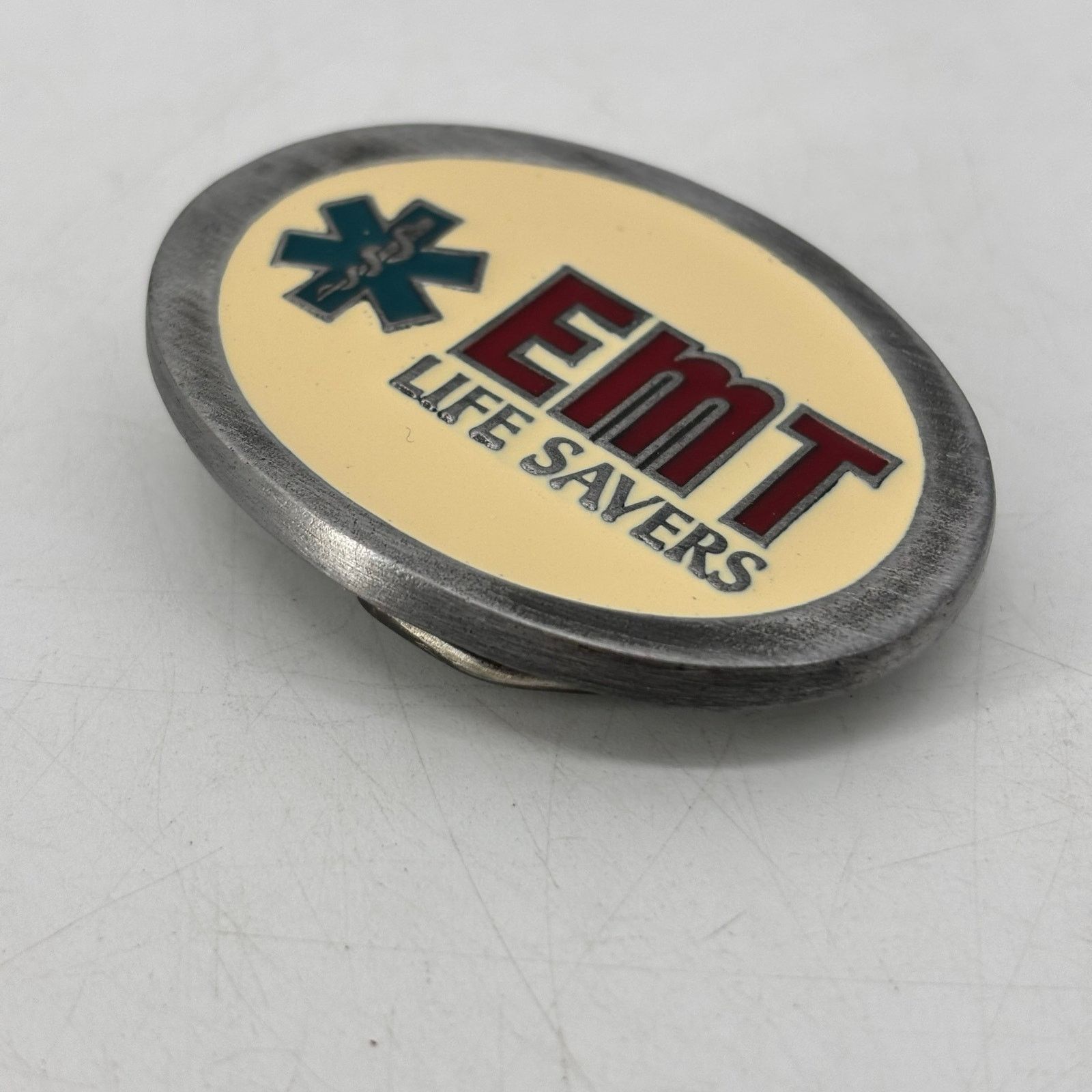 Vintage EMT Life Savers Belt Buckle 1987 USA C+J Belt Buckle Enamel Size ONE SIZE - 11 Thumbnail