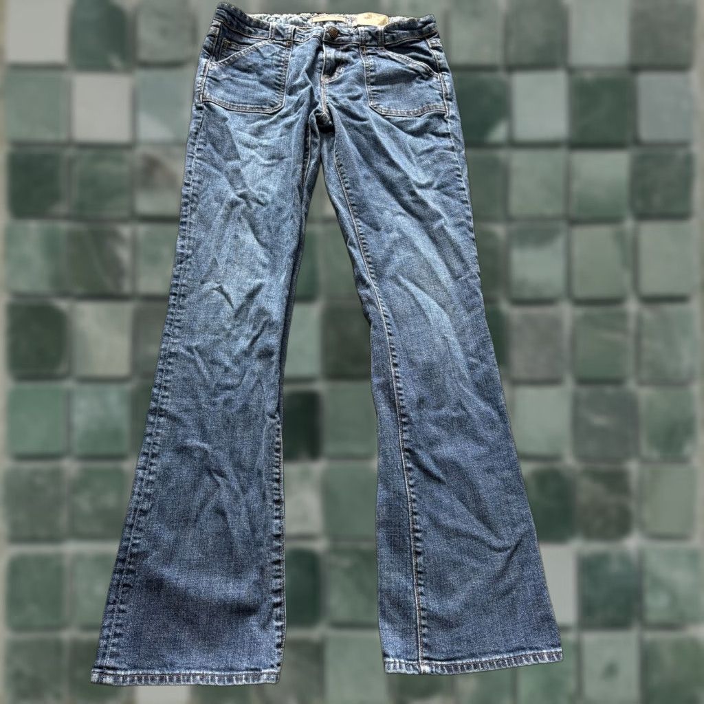 Gap Gap Jeans Bootcut Denim 4 Blue Ladies Womens Regular Stretch Dark wash Jeans Size 27" / US 4 / IT 40 - 1 Thumbnail