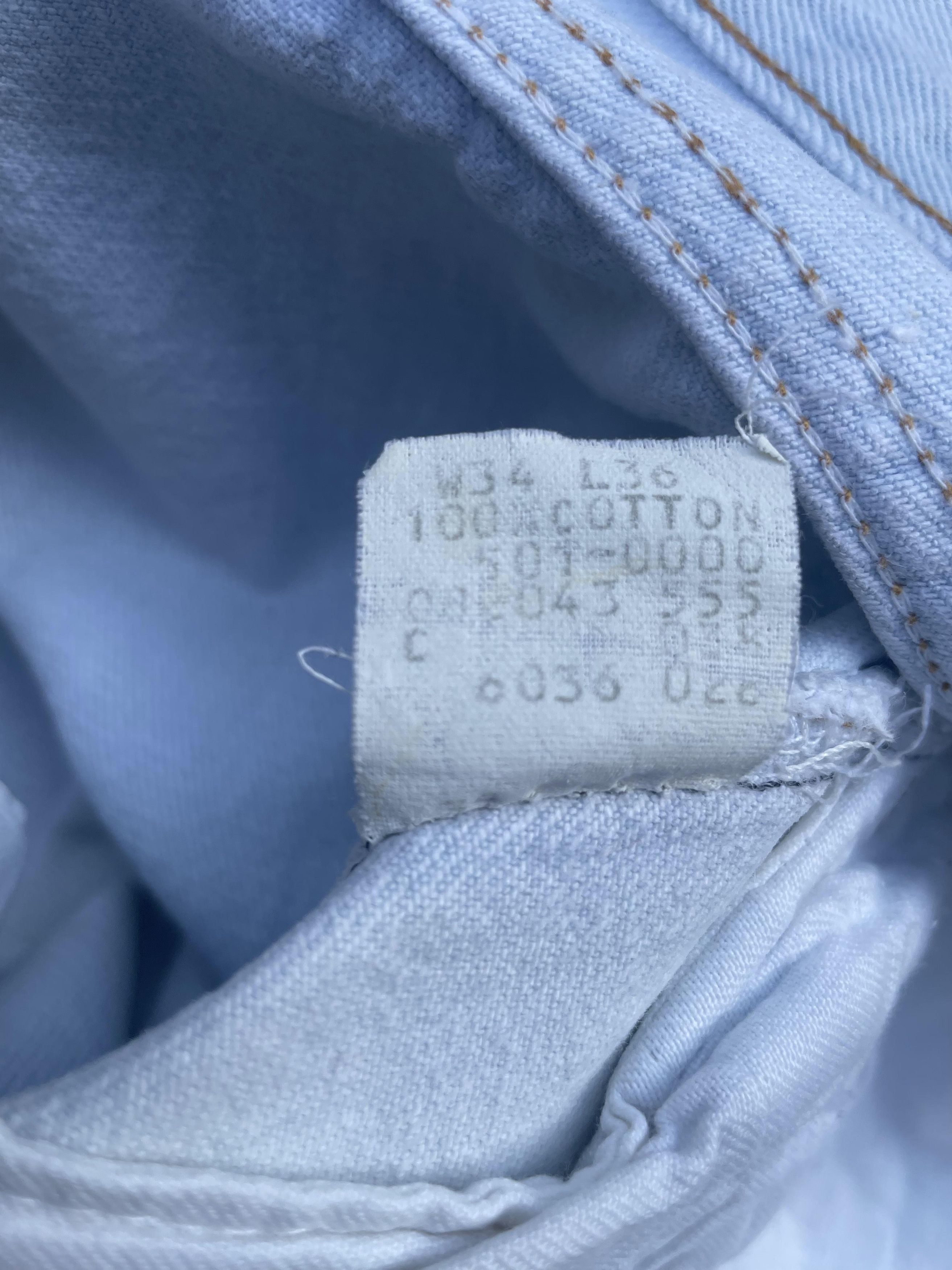 Levi's Vintage 1988 Levis 501 XX e Faded Denim Size US 32 / EU 48 - 8 Thumbnail