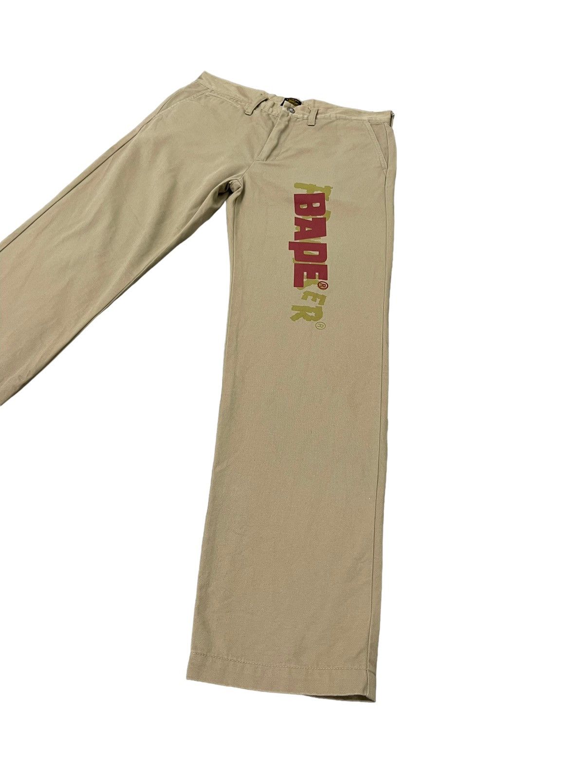 Bape Bape Nigo Era Khaki Pant Fire Walker Regular Straight 7🟦7 Size US 32 / EU 48 - 3 Thumbnail