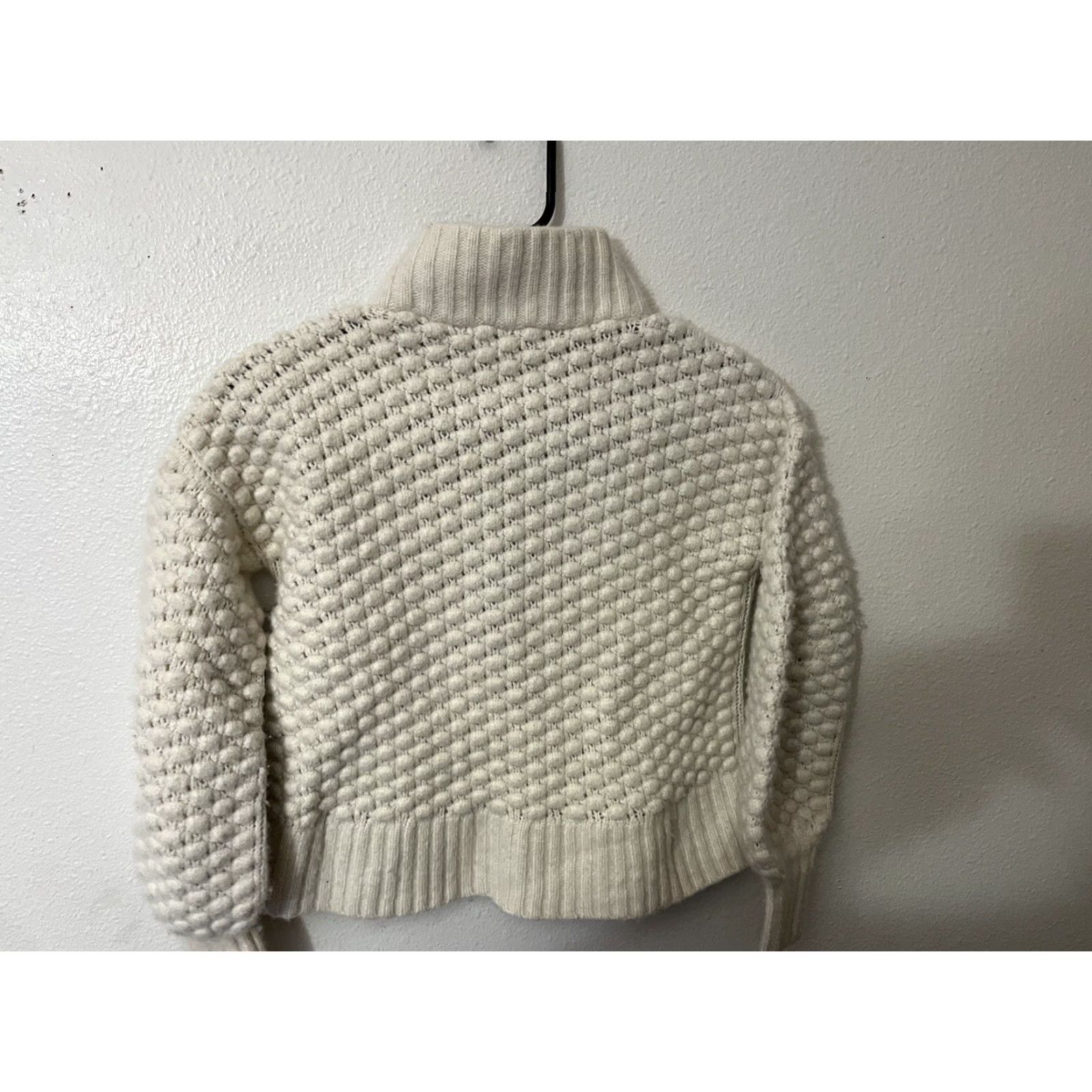 Madewell VINTAGE Madewell Sweater Cardigan Women XXS Cream Textured Knit Preppy School долг sleeve Size XXS / US 00 / IT 34 - 3 Thumbnail