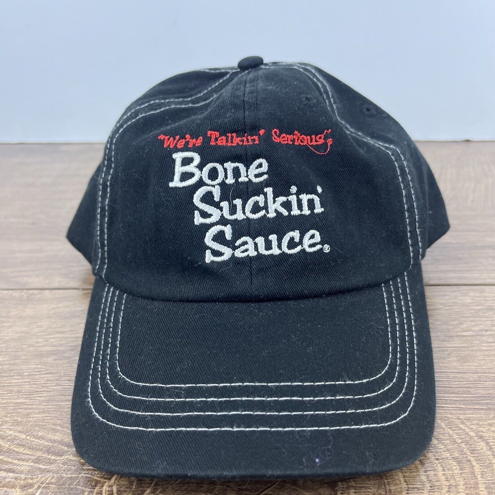 Other Bone Suckin' Sauce Hat Adjustable Hat Black Hat Adjustable B Size ONE SIZE - 3 Thumbnail