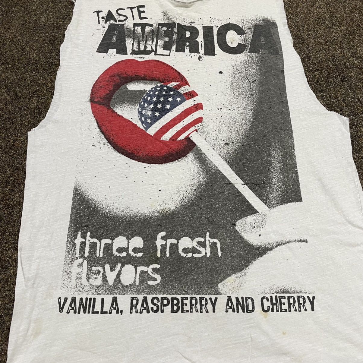 Vintage Vintage Y2K Taste America Graphic Tee Sun Faded Streetwear M Size US M / EU 48-50 / 2 - 3 Thumbnail