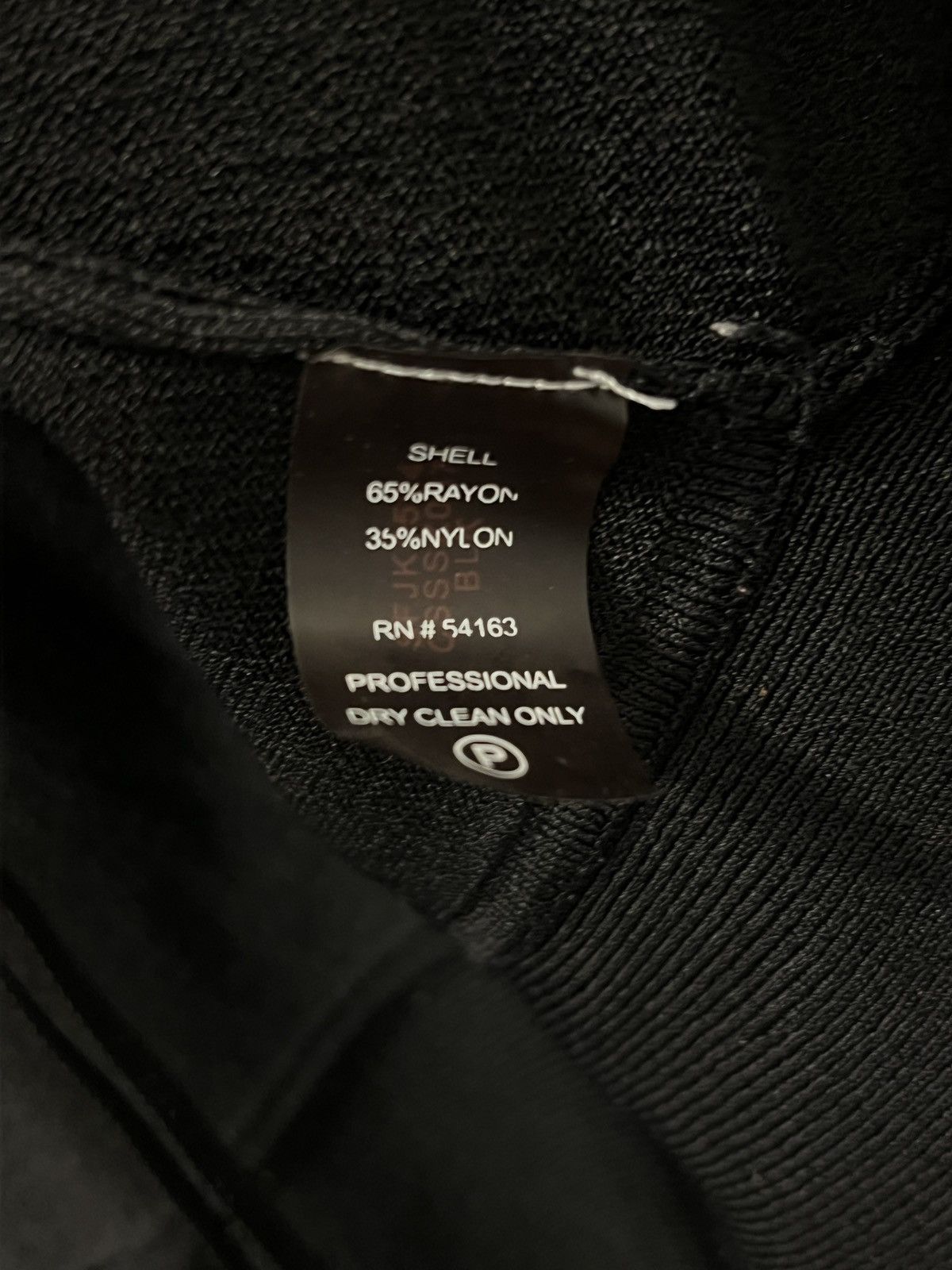 Calvin Klein Calvin Klein Black Open-Front Asymmetrical Cardigan Size XL / US 12-14 / IT 48-50 - 5 Thumbnail