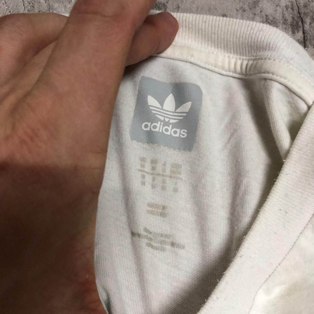 Adidas Adidas white cotton t-shirt with pink flamingo design Size M / US 6-8 / IT 42-44 - 5 Thumbnail