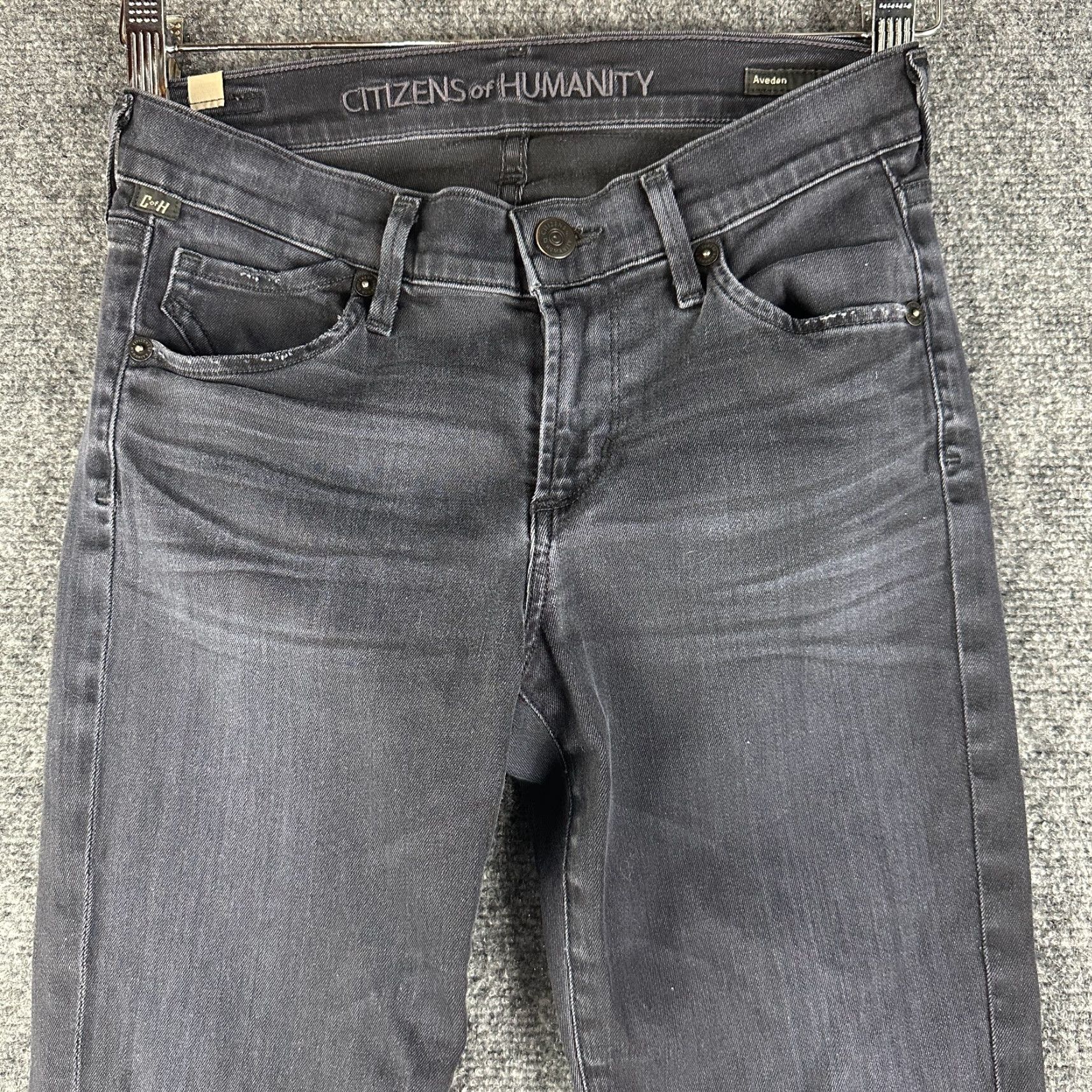 Citizens Of Humanity Citizens of Humanity Jeans Womens 26 Avedon Skinny Black Cotton Blend Denim Skinny Jeans Size 26" / US 2 / IT 38 - 3 Thumbnail