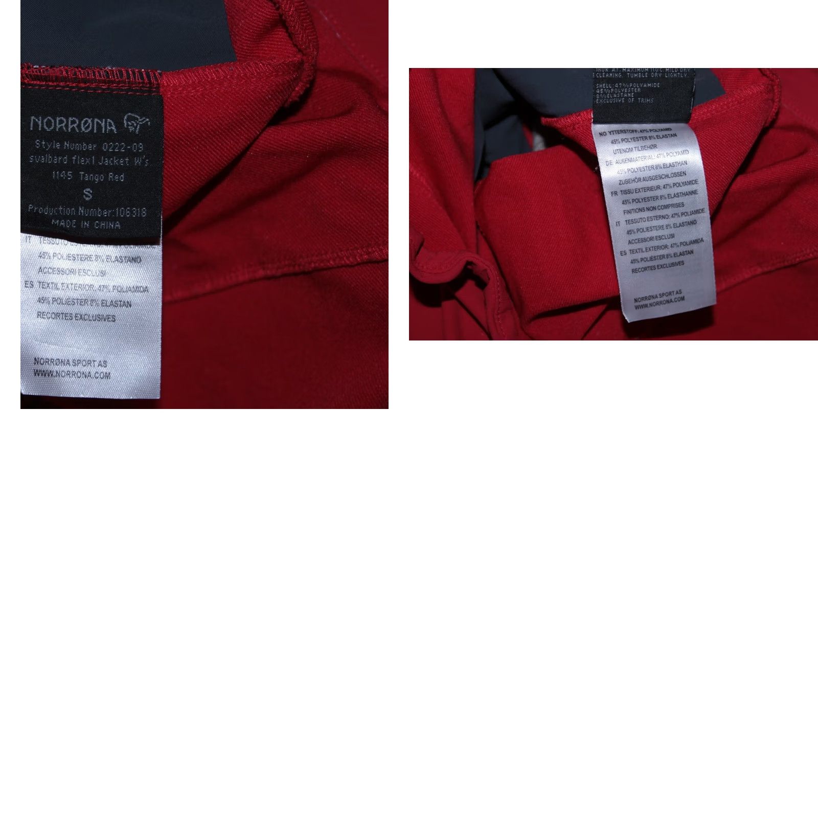 Vintage Norrona womens red full zip jacket Size S Size S / US 4 / IT 40 - 8 Thumbnail