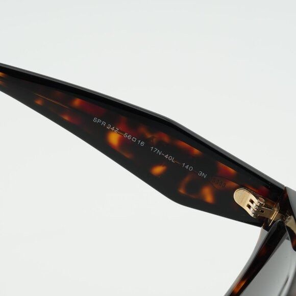 Prada Prada PR24ZS 17N40L Sunglasses Root Tortoise Square Frame Size ONE SIZE - 6 Thumbnail
