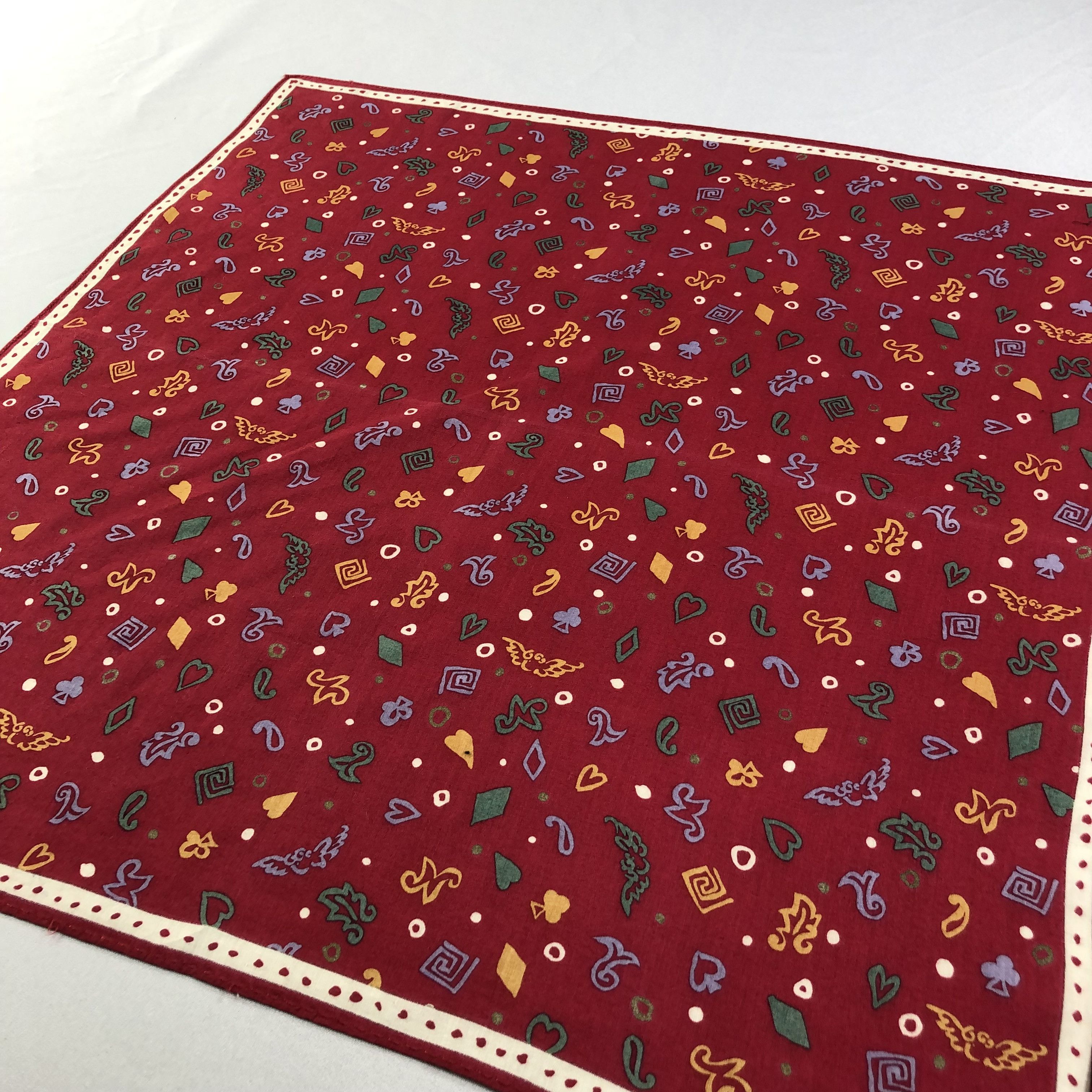 Japanese Brand × Vintage Yurie Nitani Handkerchief Neckerchief Bandana H2060 Size ONE SIZE - 3 Thumbnail