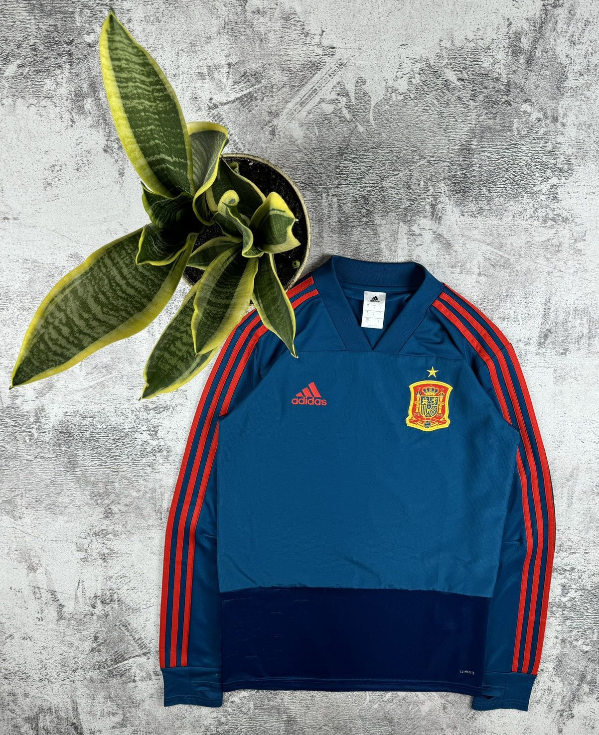 Adidas Soccer Jersey Vintage Espana Spain 2016 2017 Adidas Longsleeve Nylon T Shirt Grailed