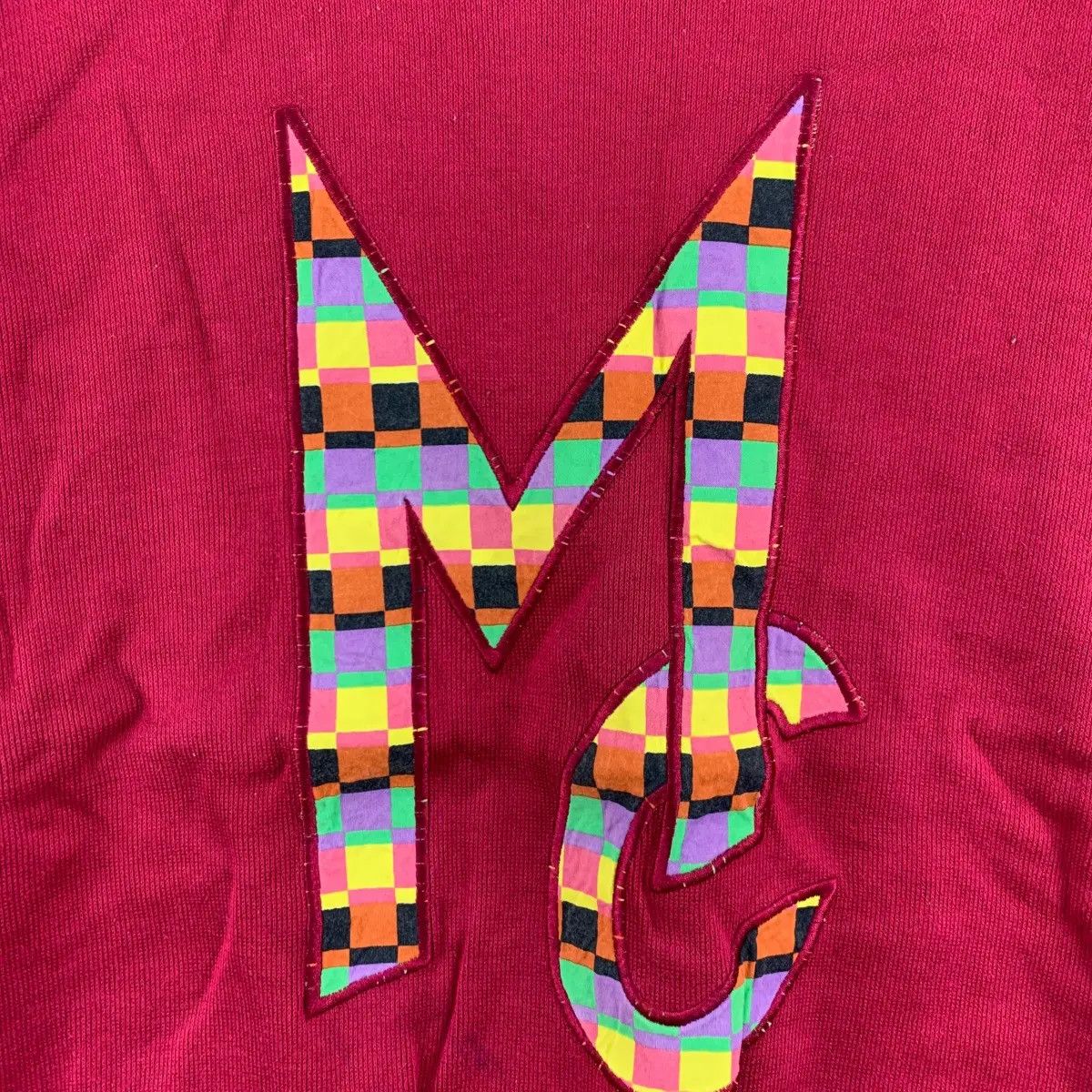 Missoni Vintage 90’ MISSONI CLUB ITALY Rainbow Logo Ringer Size XXL / US 16-18 / IT 52-54 - 2 Thumbnail