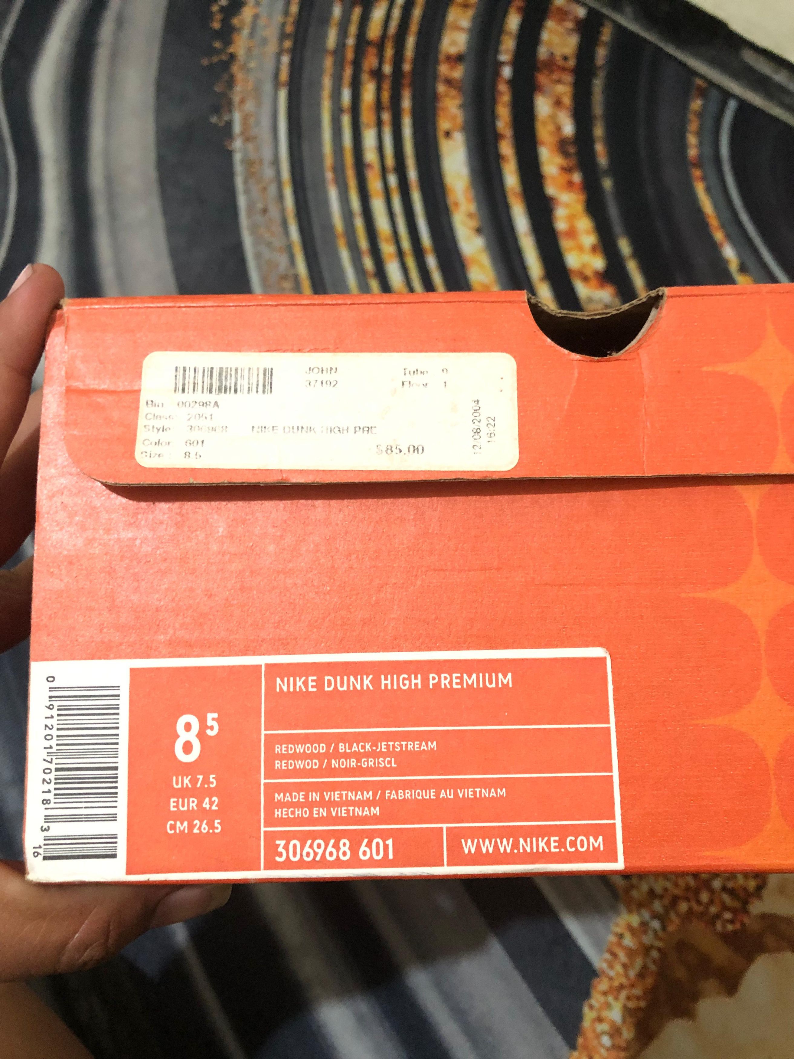 Nike Nike Dunk High Redwood 2004 Size US 8.5 / EU 41-42 - 8 Thumbnail