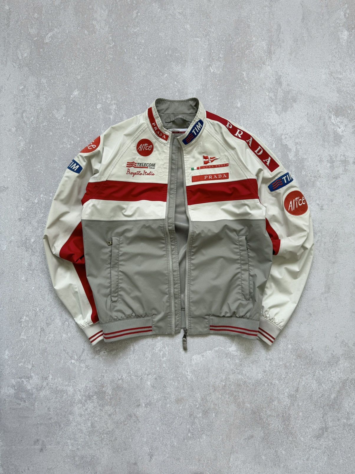 Prada Vintage Prada Luna Rossa 2003 Challenge Racing Jacket | Grailed