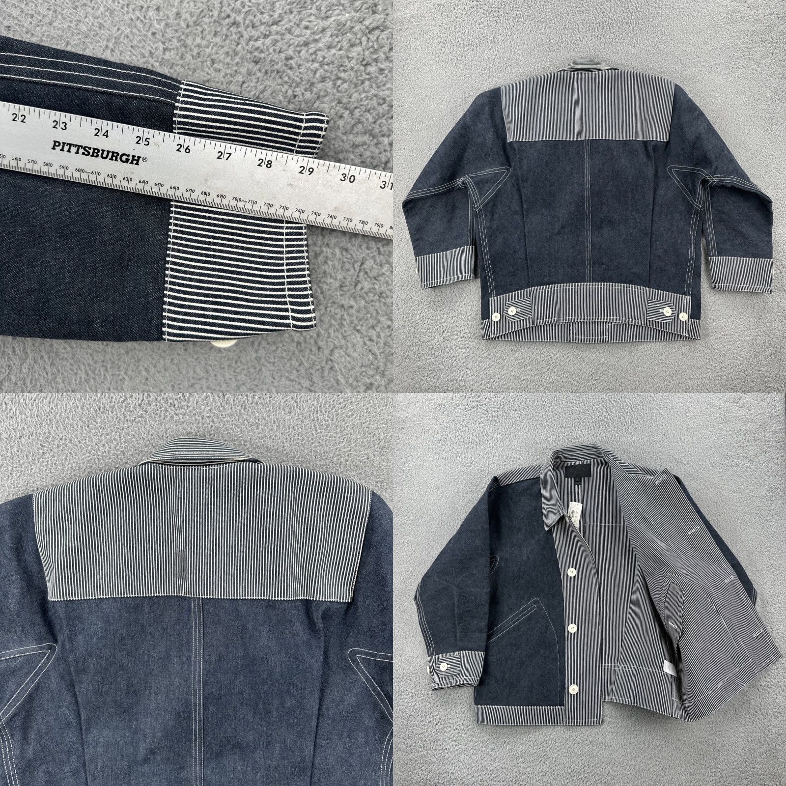 J.Crew VINTAGE J.CREW Jacket Men L Heavyweight Cotton Denim NWT Blue Collection Size US L / EU 52-54 / 3 - 9 Thumbnail