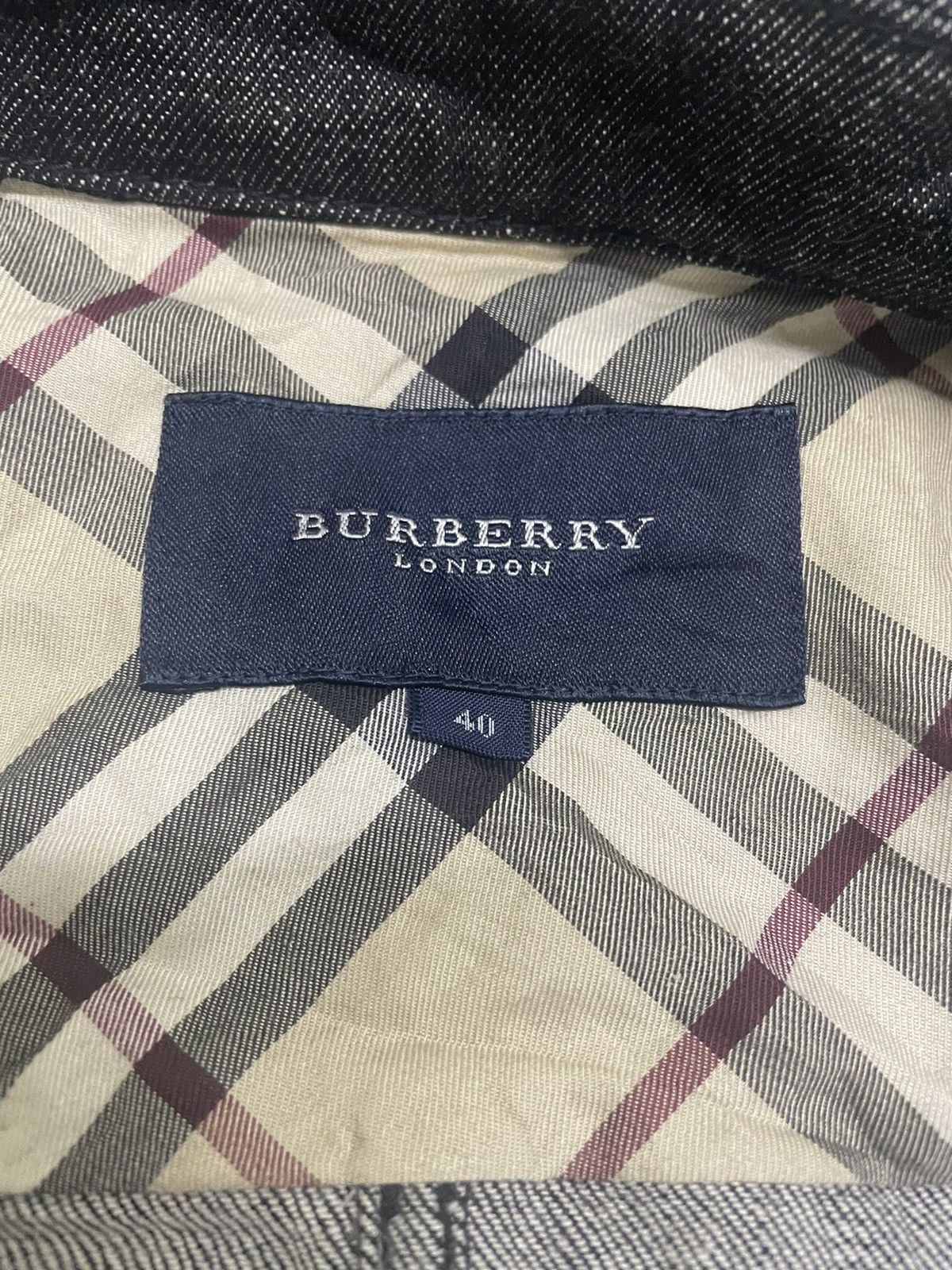 Burberry BURBERRY LONDON DENIM JACKET Size S / US 4 / IT 40 - 6 Thumbnail