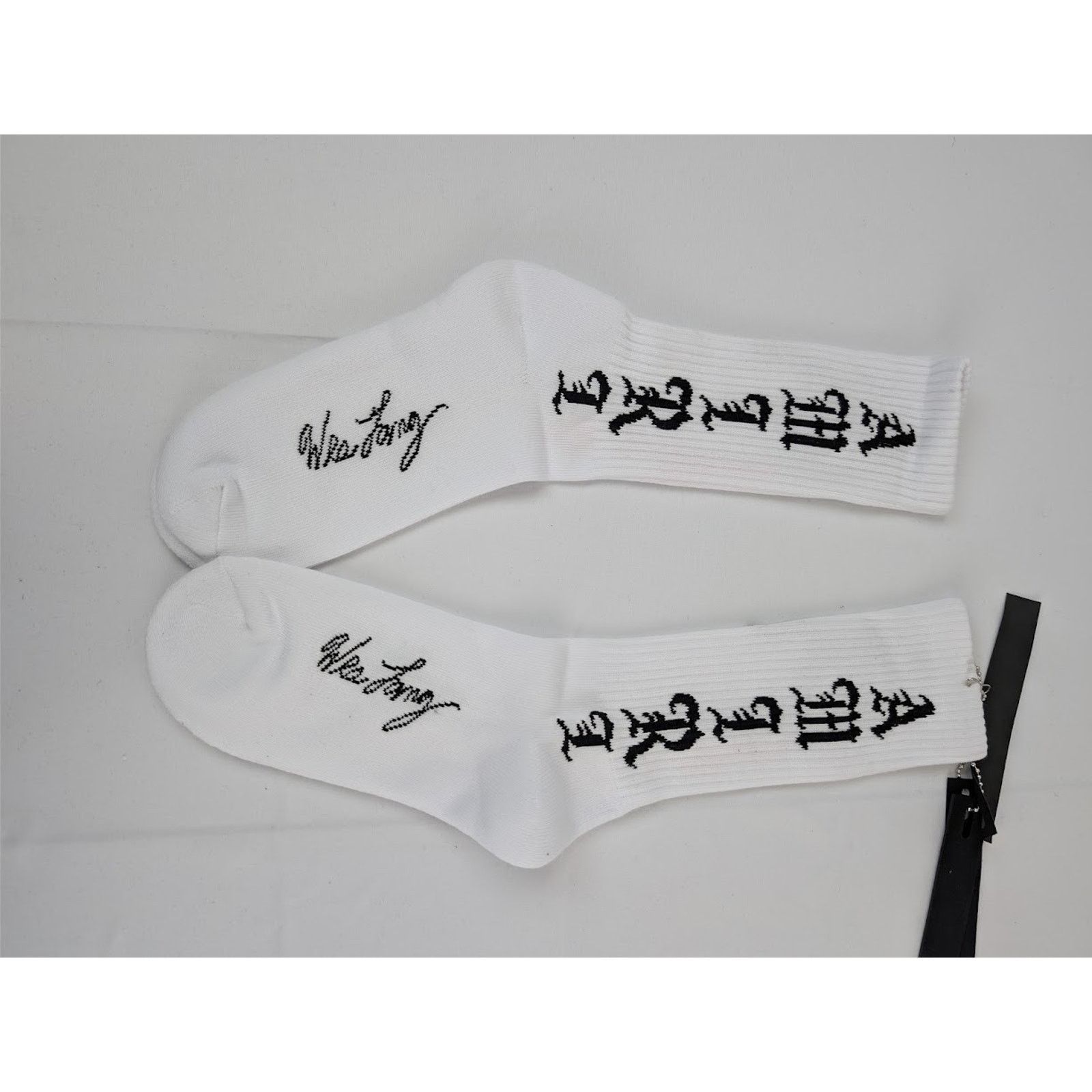Amiri × Wes Lang o1rshd1 Q:2 / Size: 41-42 / Reaper Blood Socks in White Size ONE SIZE - 7 Thumbnail