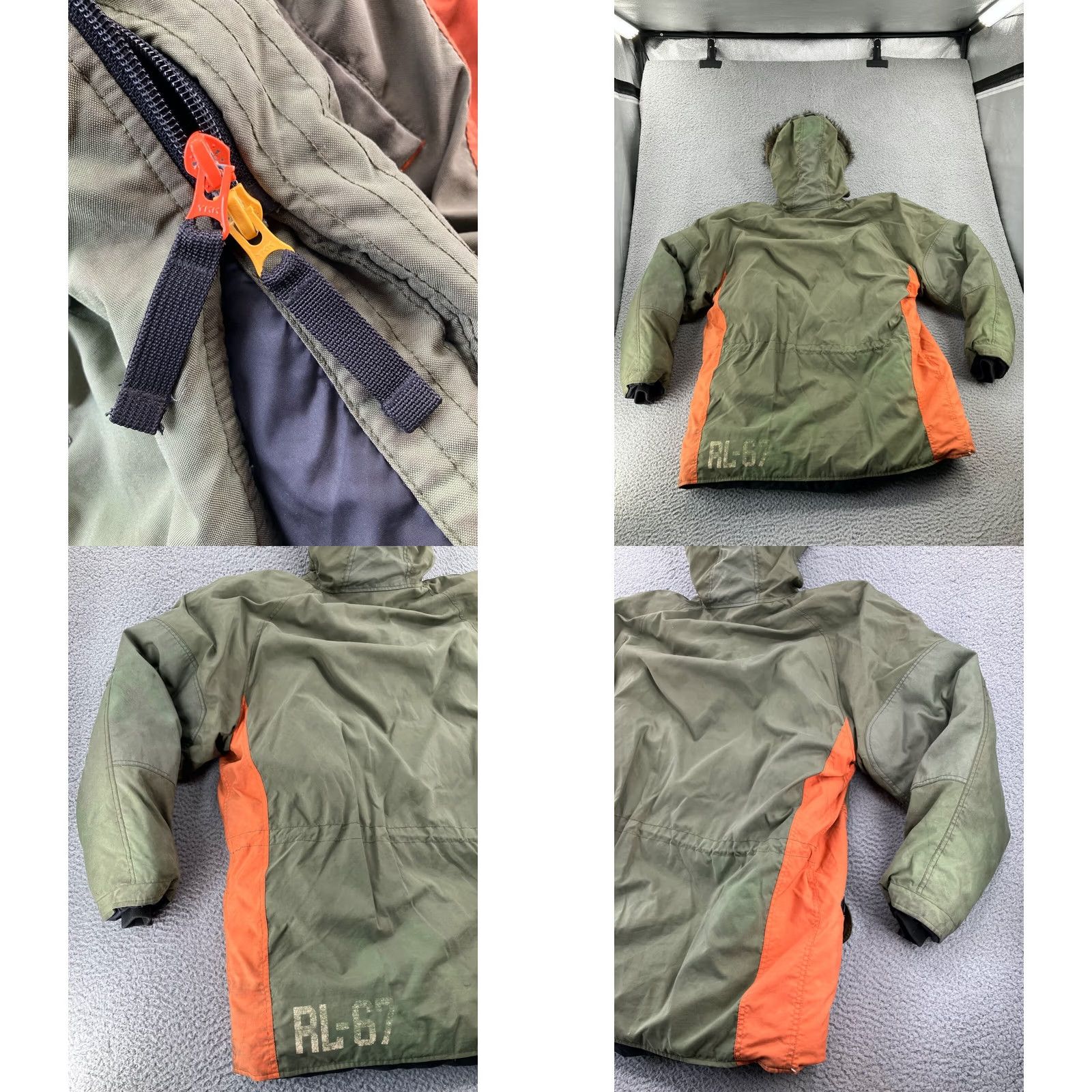 Polo Ralph Lauren VINTAGE Polo Ralph Lauren Jacket Mens XL Green RL-67 Goose Down Parka Ski Jacket Size US XL / EU 56 / 4 - 10 Thumbnail