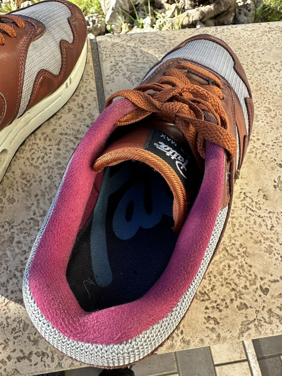 Nike × Patta Nike x Patta Air Max 1 Shoes Sneakers Brown Leather Size US 10 / EU 43 - 9 Thumbnail