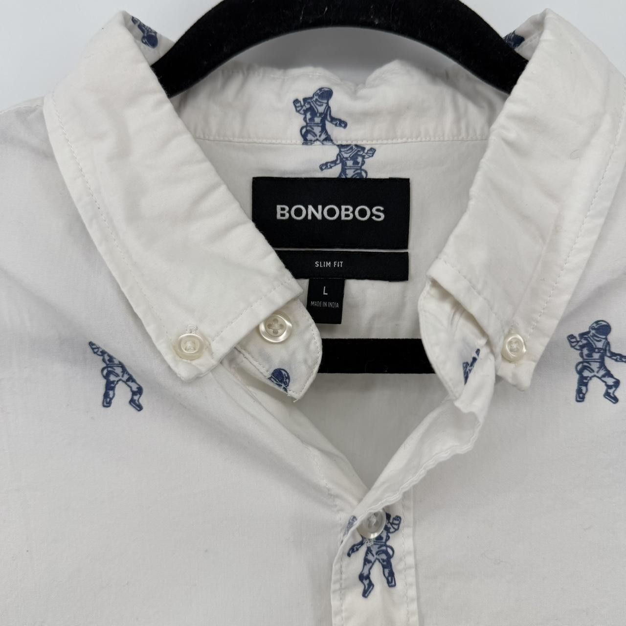 Bonobos Bonobos Long Sleeve Button Down Astronaut L Size L / US 10 / IT 46 - 2 Thumbnail