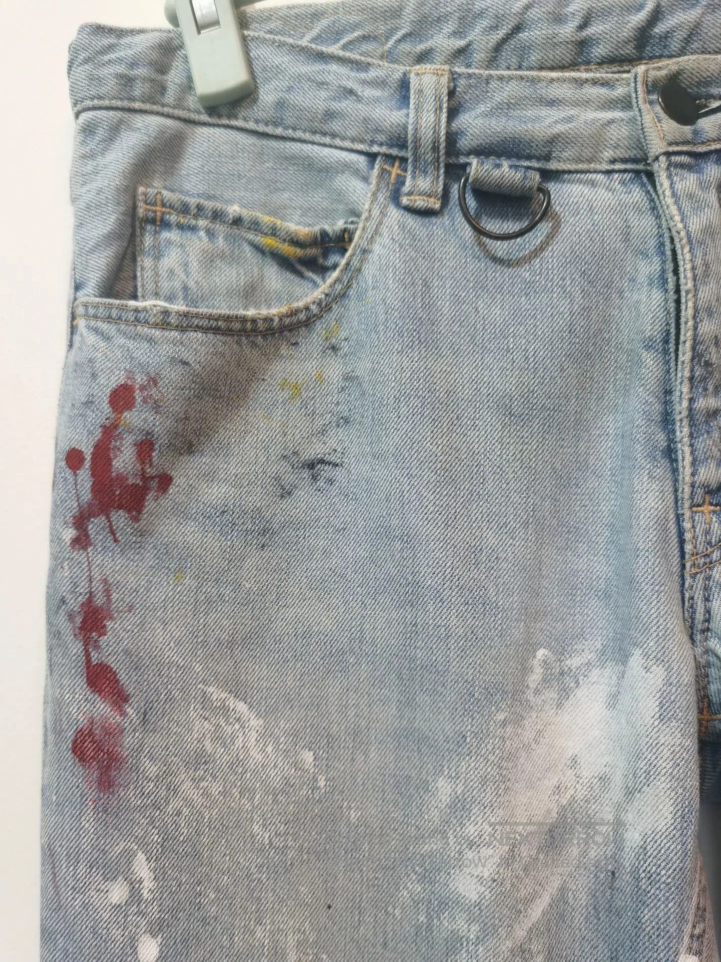 Number (N)ine number nine splash paint jeans. Size US 26 / EU 42 - 3 Thumbnail