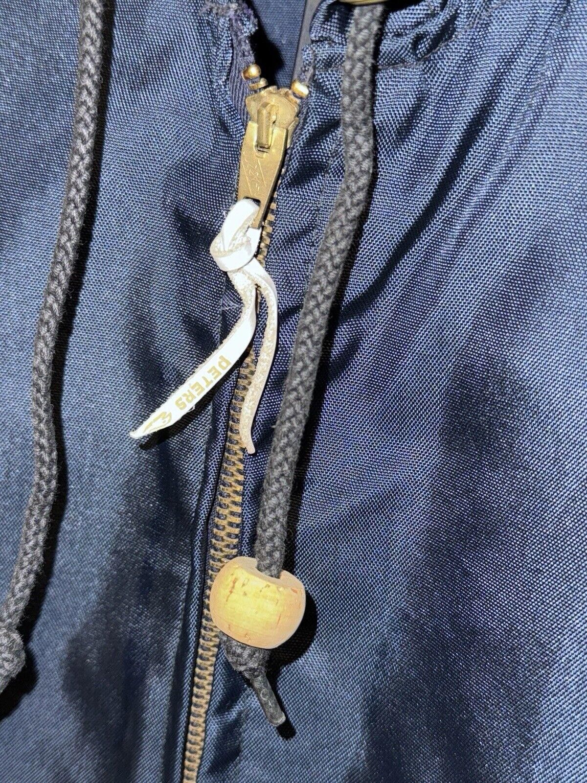Designer Vintage Peters Whaler Jacket Sz M Blue Nylon Hooded 60s Size US M / EU 48-50 / 2 - 5 Thumbnail