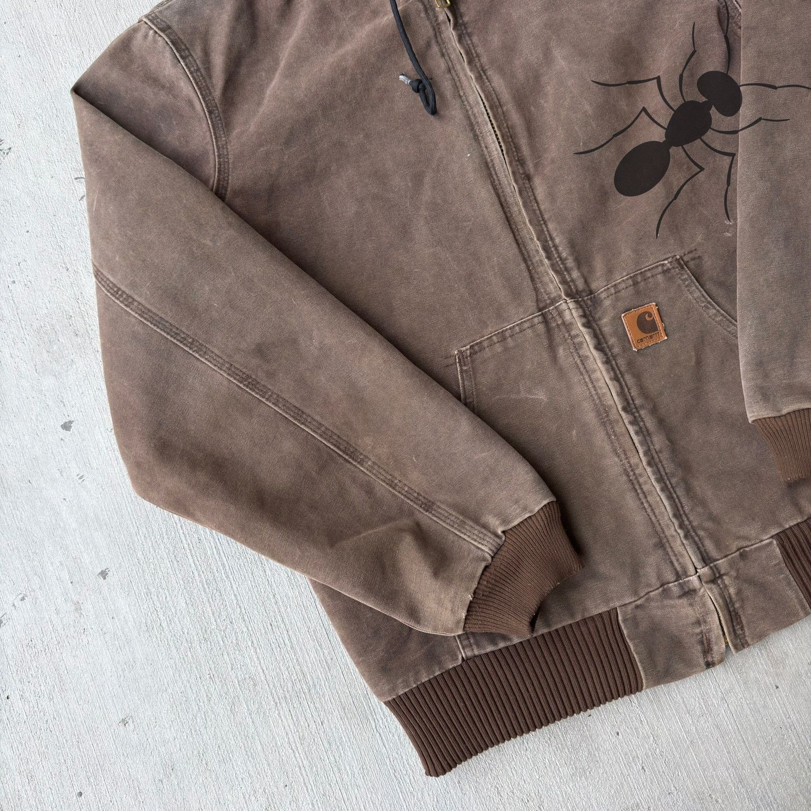 Carhartt × Vintage Carhartt J130 CHT brown hooded work wear jacket Size US M / EU 48-50 / 2 - 4 Thumbnail