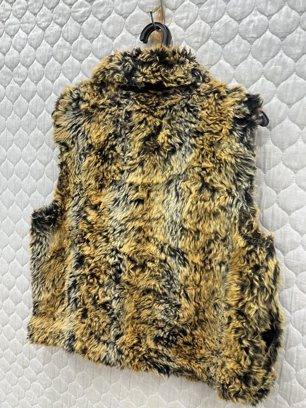 Vintage 🔥🔥🔥STEALS VINTAGE VALLEY FAUX FUR VEST Size L / US 10 / IT 46 - 6 Thumbnail