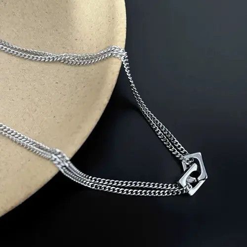 Japanese Brand Retro punk necklace Size 34 - 3 Thumbnail