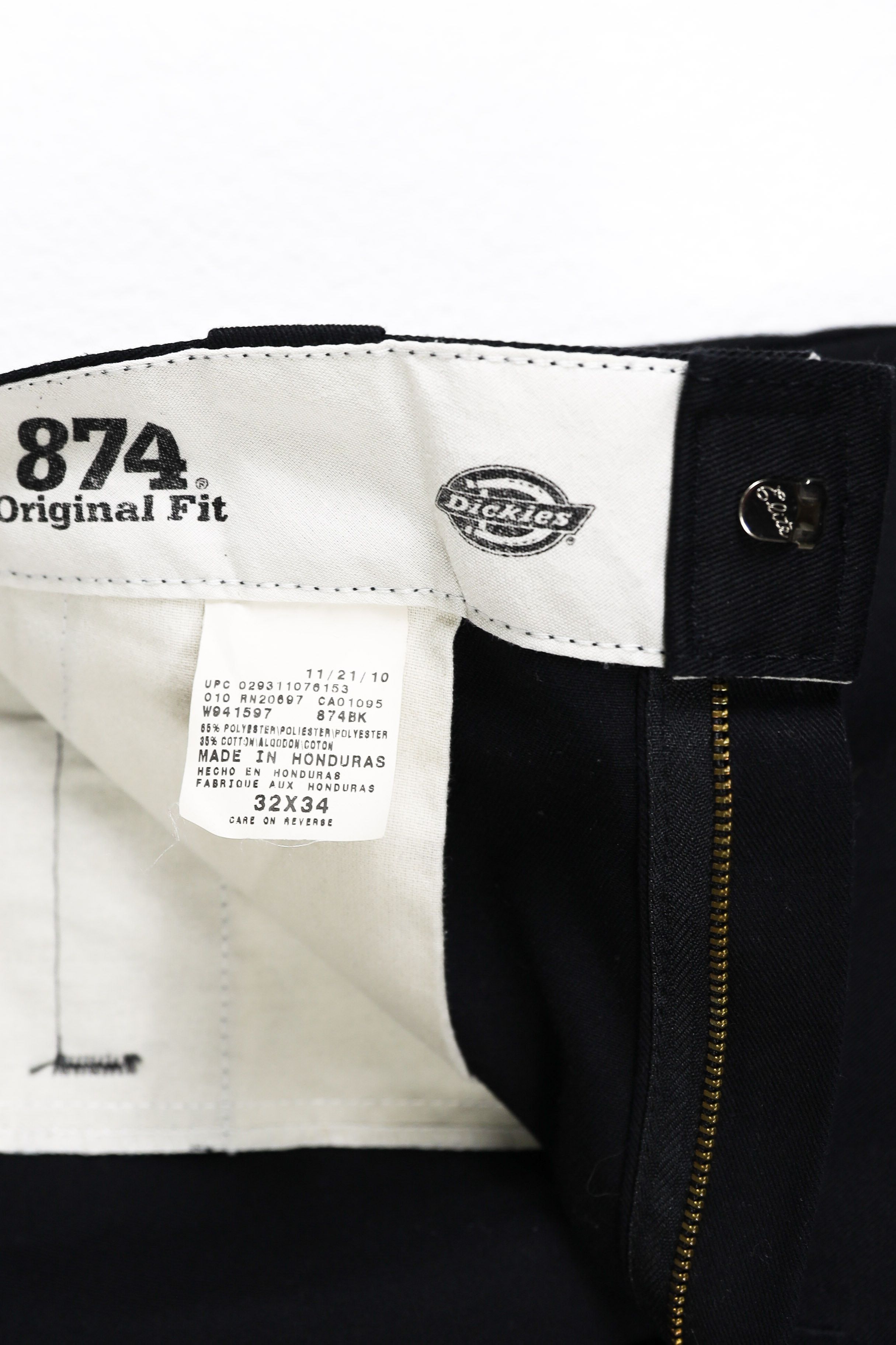 Dickies × Vintage Dickies 874BK Black Work Trousers Pants Y2K Size US 32 / EU 48 - 9 Thumbnail