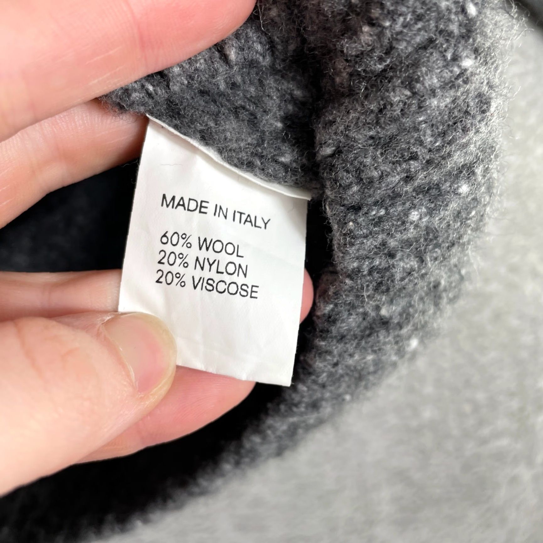 Vintage VINTAGE Luca Nobili Quarter Zip Sweater Womens M Gray Wool Blend Made in Italy Size M / US 6-8 / IT 42-44 - 3 Thumbnail
