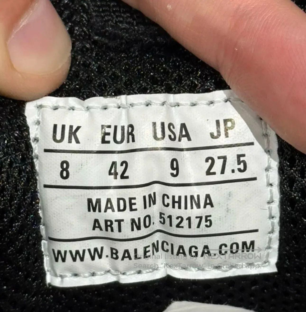 Balenciaga Balenciaga Triple S Black Red Sneakers. Size US 9 / EU 42 - 8 Thumbnail