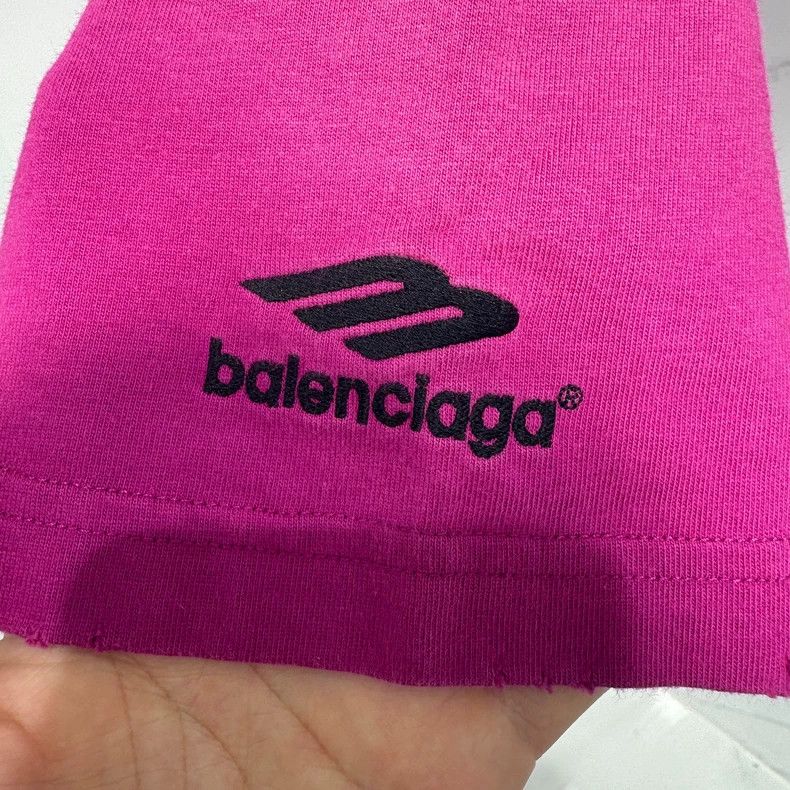 Balenciaga Balenciaga Grape Purple Flamingo Pink Hole Sleeves 3B Dest Size US S / EU 44-46 / 1 - 7 Thumbnail