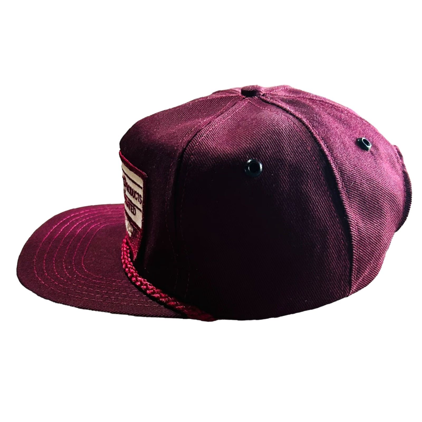 Vintage VINTAGE Animal Science Products Inc. Myco Curb Trucker Baseball Hat Cap Men’s Cap Red/Maroon Adjustable Hat Mens Hat Size ONE SIZE - 4 Thumbnail