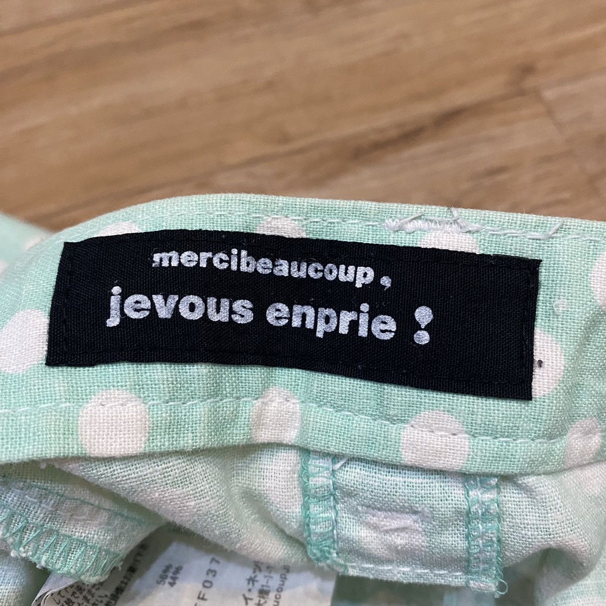 Issey Miyake 2000s Mercibeaucoup By Issey Miyake Polkadot Light Green Size US 26 / EU 42 - 11 Thumbnail