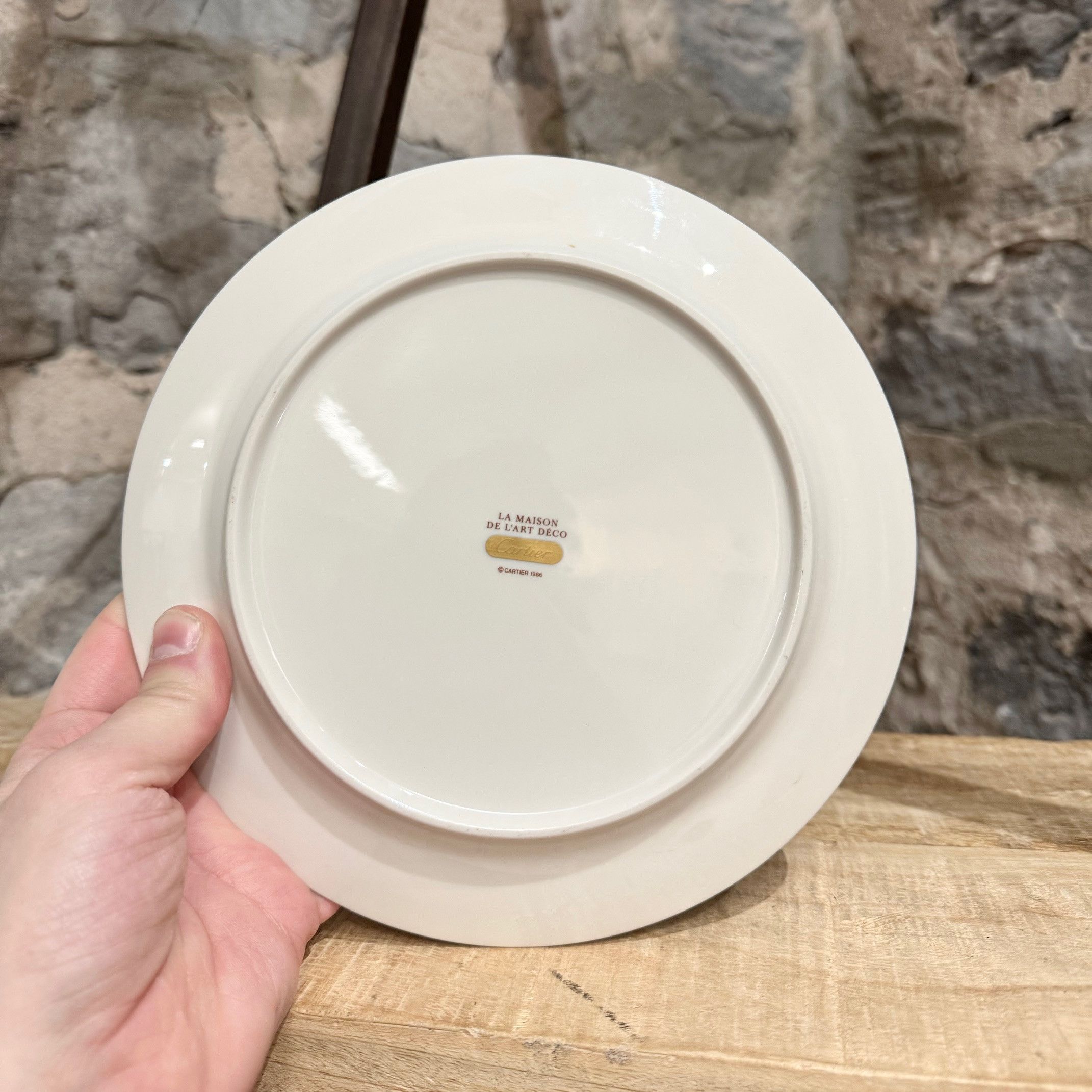 Cartier Cartier La Maison De L'Art Deco Panther Pattern Round Plate Size ONE SIZE - 7 Thumbnail