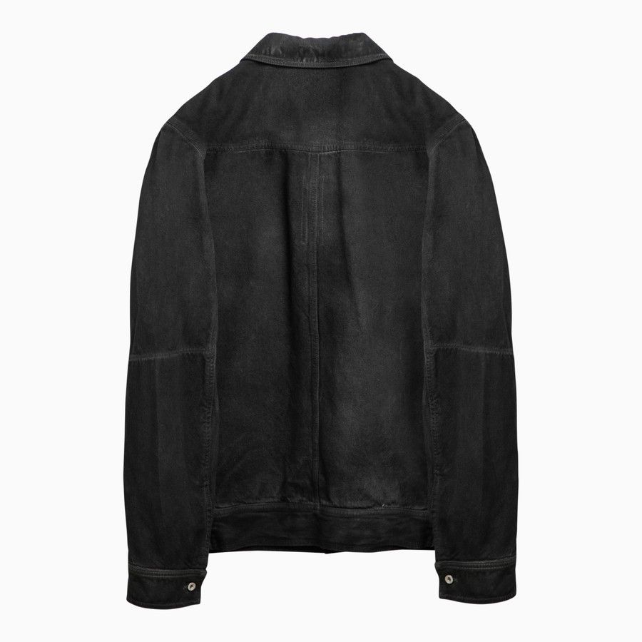 Rick Owens o1d2blof0524 Denim Jacket in Washed Black Size US S / EU 44-46 / 1 - 2 Thumbnail