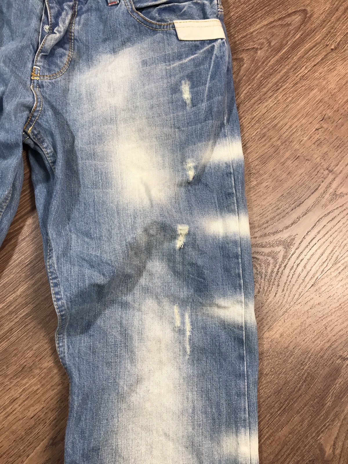 Japanese Brand × Vintage Vintage Distressed Denim Pants Jeans Size US 33 - 5 Thumbnail